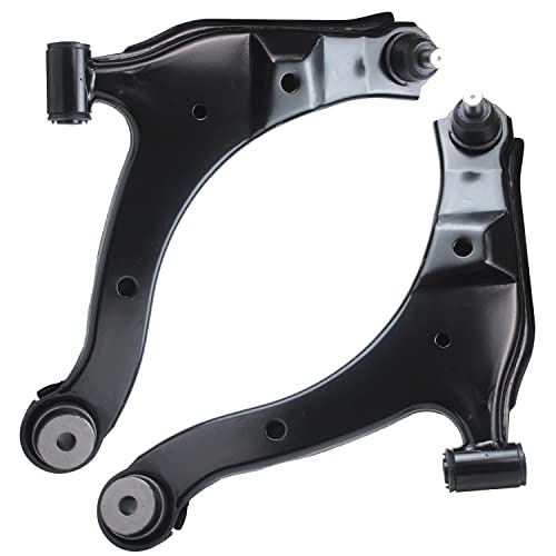 Image of Detroit Axle - 8pc Front End Control Arms Kit for 2001-2010 Chrysler PT Cruiser, 2000-2005 Dodge Neon, 2000-2001 Plymouth Neon, 2 Lower Control Arms w /Ball Joint 4 Tie Rods 2 Sway Bars Replacement