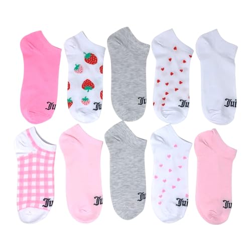 Juicy Couture Women’s No Show Socks - 10 Pairs
