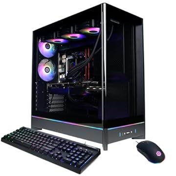 CyberPowerPC Gamer Supreme Gaming PC, AMD Ryzen 9 9900X3D 4,4GHz, GeForce RTX 5070 Ti 16GB, 32GB DDR5, SSD PCIe 4.0 de 2TB, Pronto para WiFi e Windows 11 Home (SLCAI16000A2)