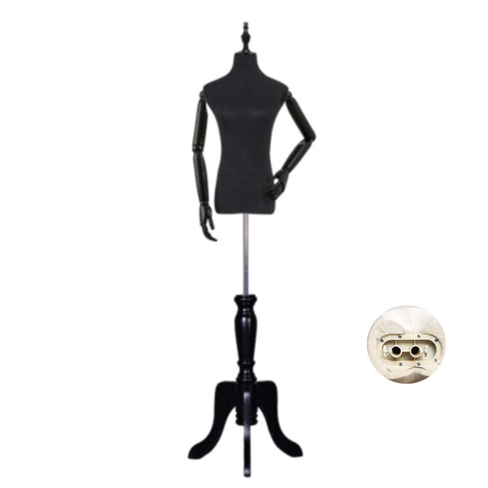Mannequins Female Torso Body Upscale Clothing Store Dress Display Stand Shop Window Dummy Model Props, 2 Styles Available