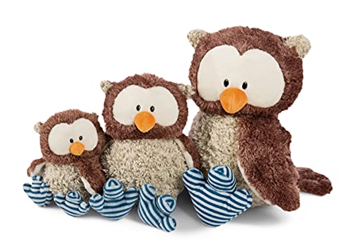 NICI Kuscheltier Eule Oscar 25cm mit drehbarem Kopf, Braun – Ansicht 5