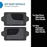 Inside Interior Door Handle Pair Left & Right For BMW E30 3 5 7 Series E28 E24