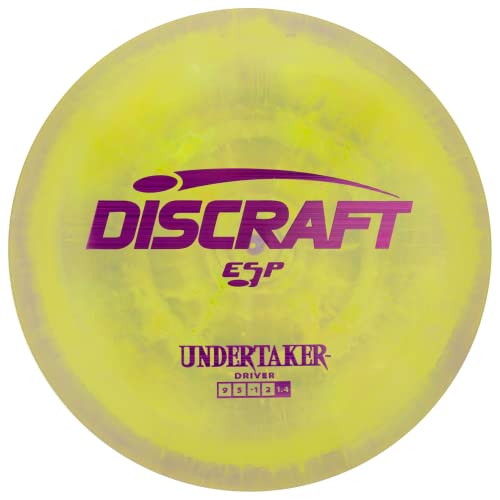 Disque de golf Undertaker Discraft ESP pilote distance 167-169g unisexe trajectoire stable