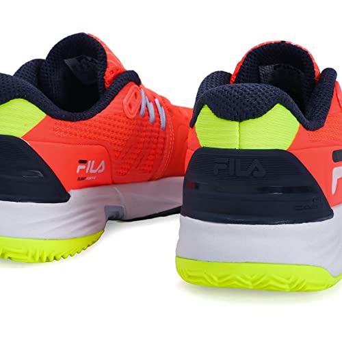 Tênis Fila Float Verve Clay Coral Marinho e Limão-37