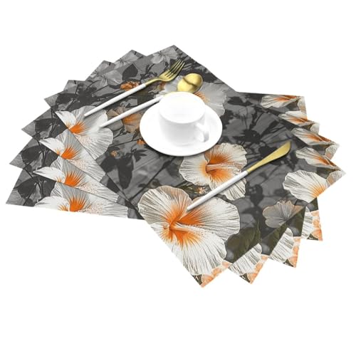Sets de table antidérapants en PVC de 45cm pour des repas sans taches
