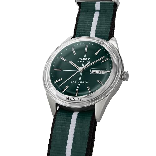 Image of TIMEX Jet Green Round Dial Analog Men's Watch - TW2Y37500UJ