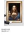 DECORARTS - Portrait Of Christ in Salvator Mundi by Leonardo Da Vinci. Giclee Prints on Acid Free Cotton Canvas. Classic Framed Artwork. 20x30, Framed Size: 26x36