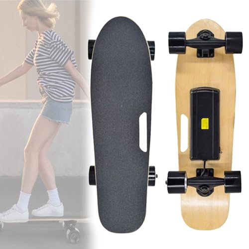 MonopatíN EléCtrico, MonopatíN EléCtrico De Arce De 7 Capas, Longboard EléCtrico para Desplazamientos Urbanos, Monopatines EléCtricos para Principiantes Y Adolescentes