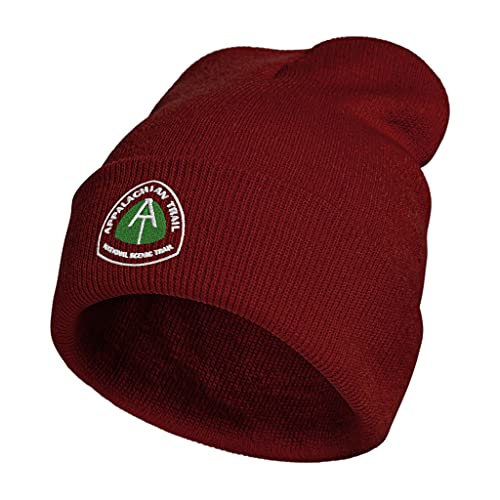 Image of Embroidery Goth Beanie Knit Hats for Men & Women, Embroidery Winter Hats Skull Cap