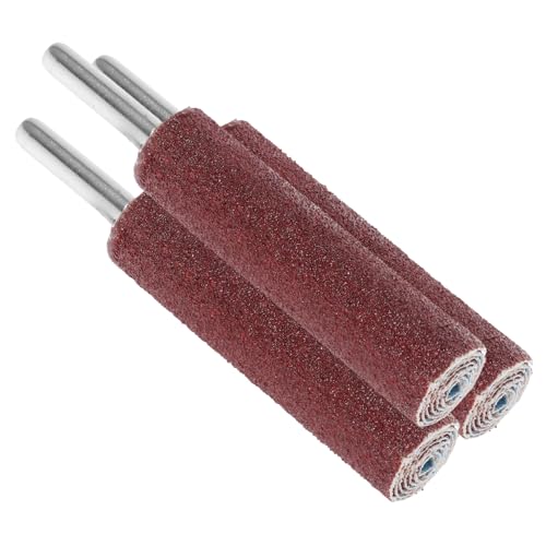 PLAFOPE 3Pcs Sanding Drum Kit Grit Sandpaper Grinding Heads for Rotary Tool for DIY Projects Woodworking and Home Repairs and Efficient Polishing Tools