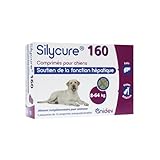 ANIDEV Silycure 160 – Ergänzungsfuttermittel zur Unterstützung der Leberfunktion für Hunde – Silybin Mariendistel – Appetitliche Tabletten vierfach – 75 Tabletten
