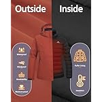 Pioneer Camp Women's 3 in 1Waterproof Ski Snow jacket Windbreaker Insulated Puffer Liner Jackets Winter Raincoat Outdoor - Image 5