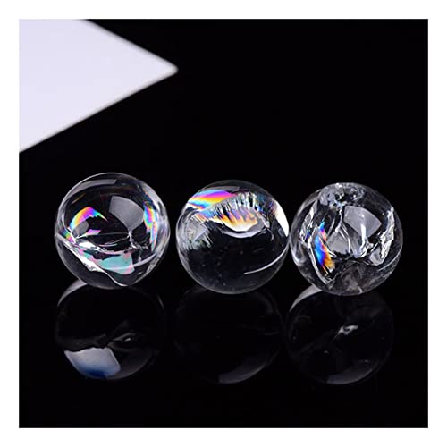 Bola de cristal natural para decoración del hogar set de 3 esferas de cuarzo para estanterías 2