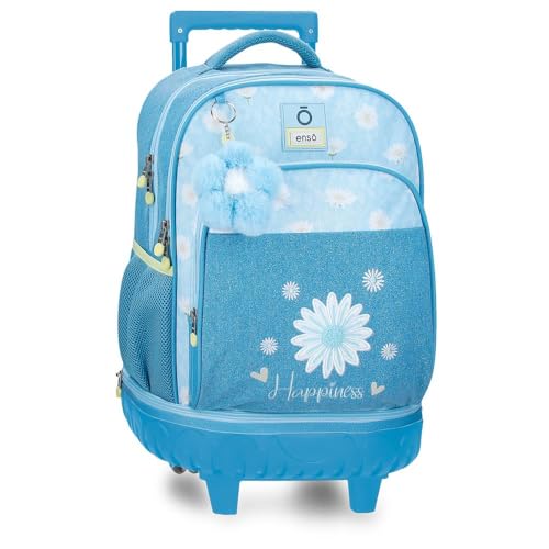 Enso Happiness Mochila Compact 2 Ruedas Denim 33x44x21 cm Poliéster