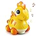 HOLA Musik Krabbeln Baby Spielzeug 1 Jahr Mädchen Junge, Touch & Go Musikspielzeug Dinosaurier Babyspielzeug ab 6 Monate mit licht & sound, Kinder Kleinkind Baby Spielzeug Geschenk 6 9 12 18 24 Monate