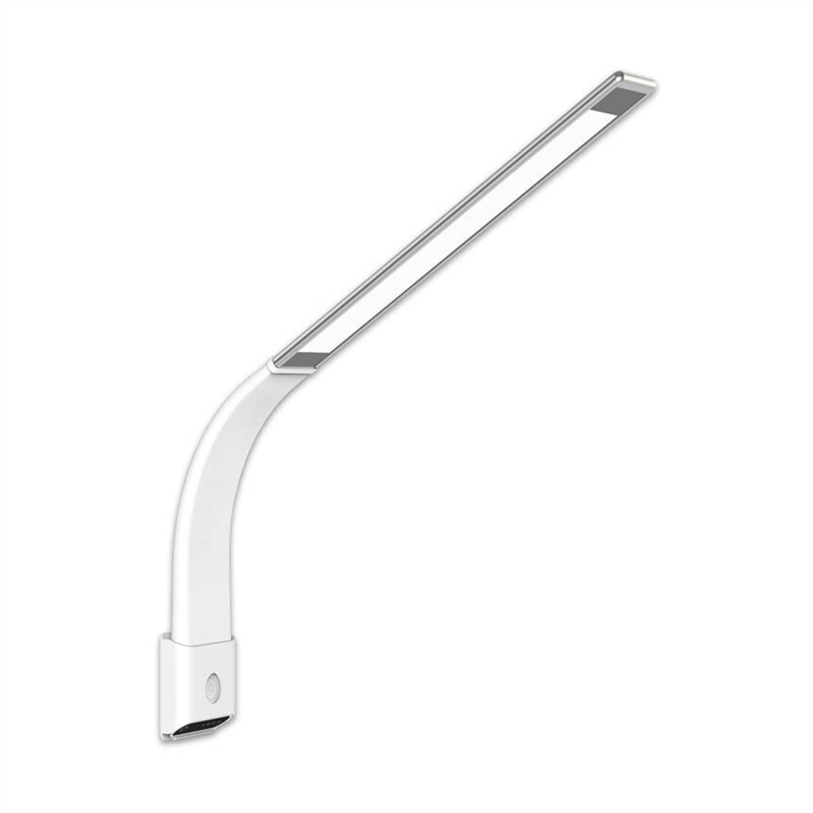 Lámpara Escritorio LED Lámpara de escritorio LED recargable, luz de escritorio con control táctil de aleación de aluminio, luz de lectura con protección ocular regulable, 3 modos de color y 6 niveles