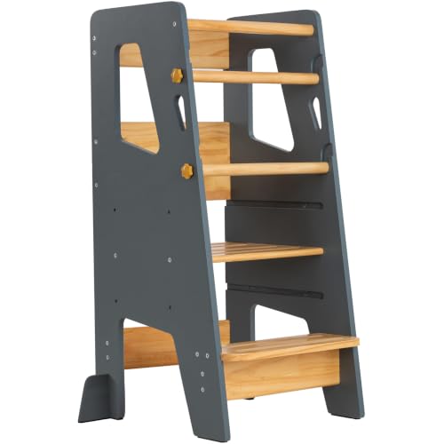 Toddler Standing Tower with 3 Safety Bars...