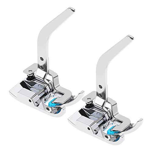OTOTEC 2PCS Low Shank Snap-on Tricot Foot Knitting Presser Foot Compatible with Alfa, Singer, Brother, Silvercrest & More