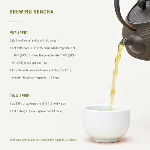 Senbird Premium Sencha Japanese Green Tea