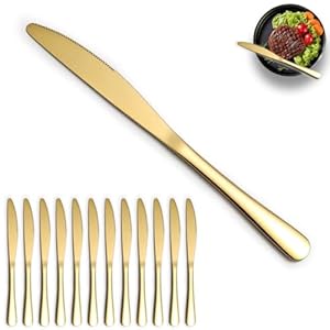 ReaNea Gold Tafelmesser 12-teiliges Set