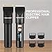 CIYODO Professional Electric Hair Trimmer with LCD Display Adjustable Cordless Clippers for Men Powerful Motor Suitable for All Hair Types and Skin-Friendly Barber Supplies