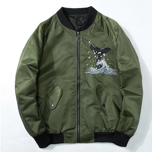 不倶戴天　ジャケット　スカジャン　メンズ　サイズXXL 和柄　兎　鯨　刺繍 不倶戴天 ジャケット スカジャン メンズ サイズXXL 和柄 兎 鯨 刺繍