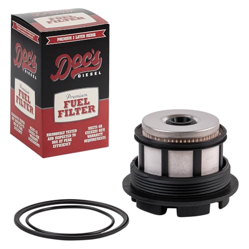 Doc's Diesel Fuel Filter DCS8629OE | Compatible with Ford 7.3L Super Duty F250, F350, F450, F550 1999-2003 | Replaces FD4596