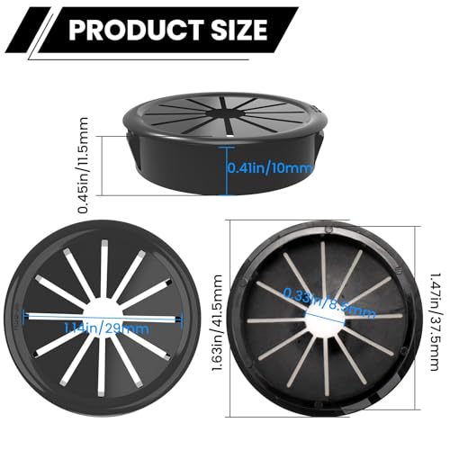 Aifeier Et PETAL-GROMMET-38MM-5P 1-1/2 Inch Cable Grommets Petal-Shaped Buckle Type Wire Hole Cover thumb #1