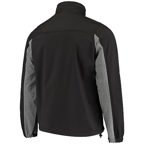 Image of dunbrooke Men's Navy Tennessee Titans Zephyr Softshell Full-Zip Jacket