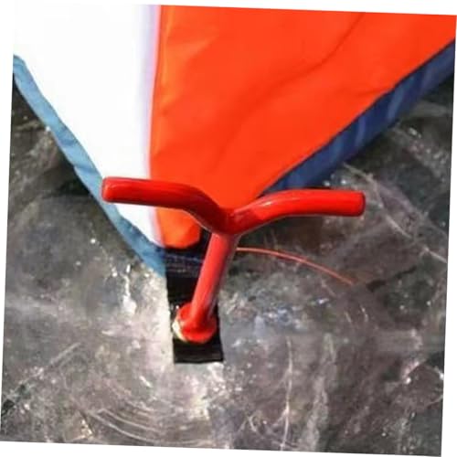 Estacas resistentes VANZACK de 3 piezas con clavos de anclaje para refugio de camping 6
