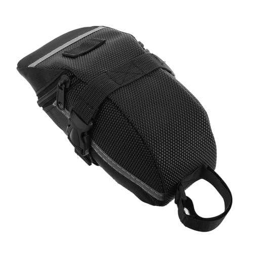 Toyvian 防水ナイロン製バイクサドルバッグ 大容量多機能 自転車下収納ポーチ 雨天対応 耐久性 登山 ロードバイク用サドル下ツールバッグ