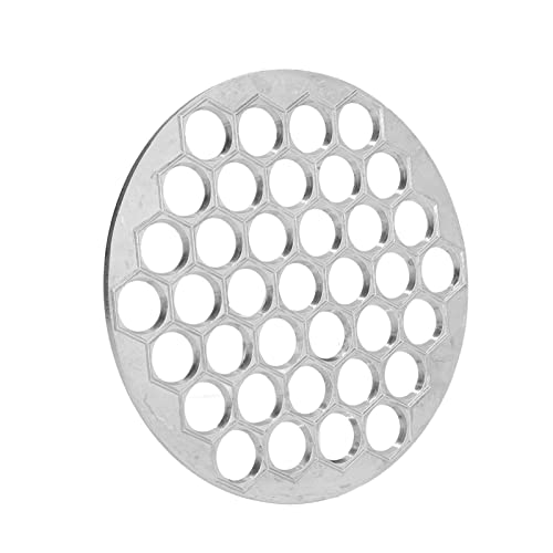 Acouto Máquina para Hacer Bolas de Masa, Prensa de Masa de Aluminio para Galletas de Repostería, Rueda de Wonton de Acero Inoxidable, Herramienta Eficiente para Refrigerios Caseros y Horneado Familiar