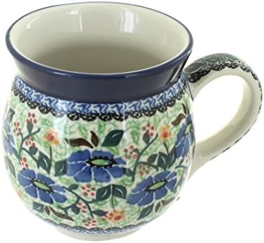 Blue Rose Polish Pottery Lidia Bubble Mug