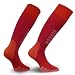 Eurosock Unisex Child Standard Supreme Ski Socks, Hot Pink/Orange, Large (0412J)