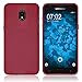 Produktbild PhoneNatic Case kompatibel mit Samsung Galaxy J3 (2018) - rot Silikon Hülle matt Cover