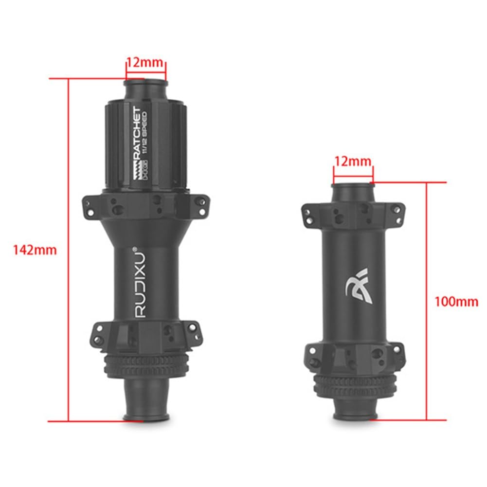 Ruote in Carbonio Ultraleggera 700C Freni A Disco Cerchi da Bici da Corsa da 5045mm, Perno Passante, Ruote Tubeless Ready, Cuscinetti Sigillati, Cricchetto da 54T(HG)
