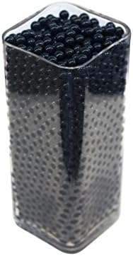 Sensory Jungle 16,000 Floral Water Pearls - Black - Vases and Centerpieces for Wedding Beads - Makes 12 gallons of Water Beads