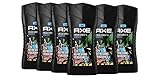 Axe Fresh Forest & Graffiti 3in1 Duschgel Herren 6er Pack pH-Hautneutral 12h Frische auf Pflanzenbasis (6 x 250 ml)