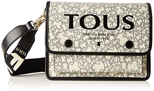 TOUS, BANDOLERA M. AUDREE K MINI para Mujer, BEIGE-NEGRO, MEDIANO
