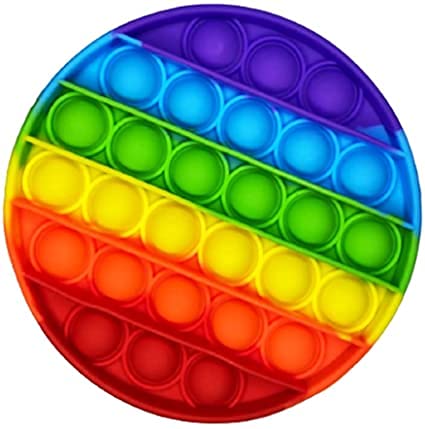 Brinquedo Anti Stress Pop It Fidget Sencorial Bolhas Silicone Formato Redondo Pronta Entrega