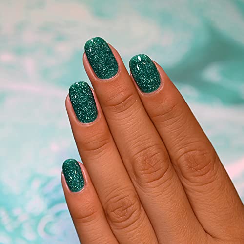 Image of ILNP Private Island - Tropical Green Holographic Nail Polish