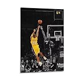 バスケットボールのスター選手kobe Bryantコービー・ブライアントポスター ウォールアート 部屋飾り 絵画 ベッドルーム リビング 壁の絵08x12inch(20x30cm)