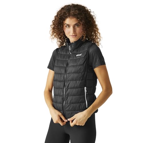 Regatta Damen Outdoorweste Steppweste Weste Hillpack II, Farbe:Schwarz, Artikel:-800 Black, Größe:42