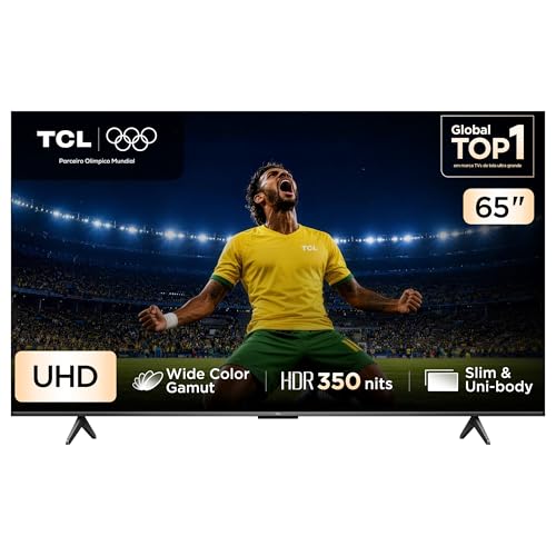 Smart TV TCL 65 Polegadas LED 4K P755 WiFi Bluetooth Google TV HDR10+ Dolby Atmos Vision 65P755