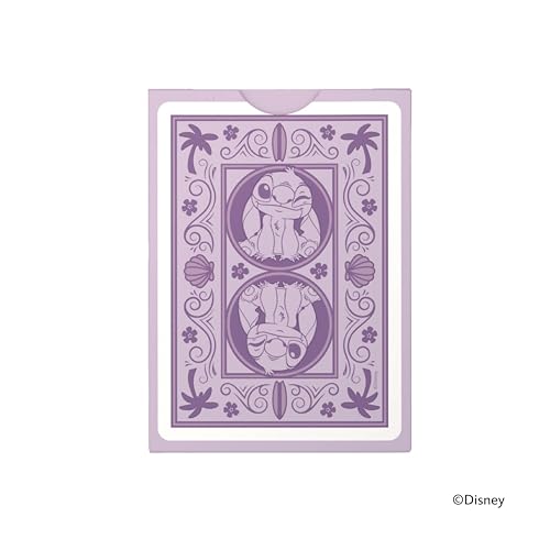 Image of Bicycle Disney Stitch Playing Cards - Purple Edition, Official Disney Collectible Deck, Premium Quality Poker‑Size Card Deck for Family Game Night,Travel Activities, and Collectors