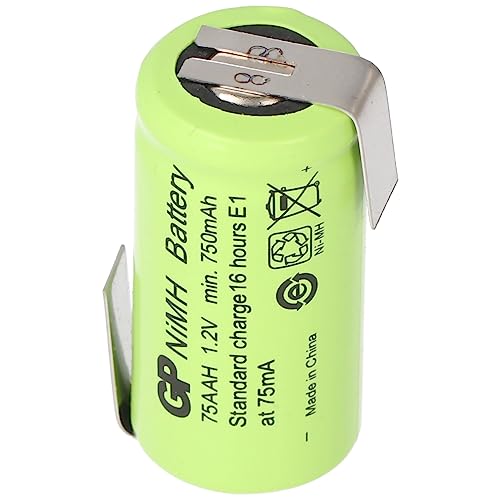 Produktbild GP Batteries GP Akku GP75AAH 2/3AA NiMH-Akku mit Lötfahne Z-Form 14x29mm
