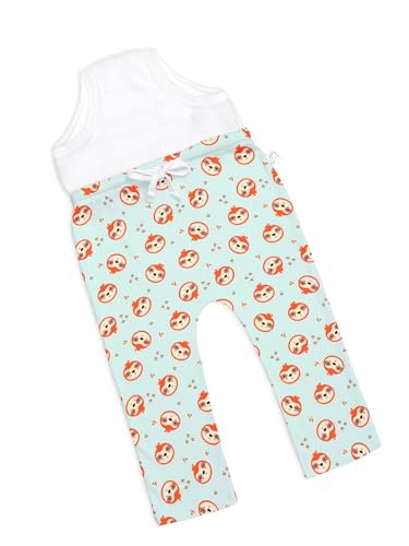 Image of superbottoms Diaper Pants | Cotton Baby Cotton Pants with Attached Padded Underwear | Ideal for Diaper-Free Time, Outings & Potty Training | Unisex | Soft Fit