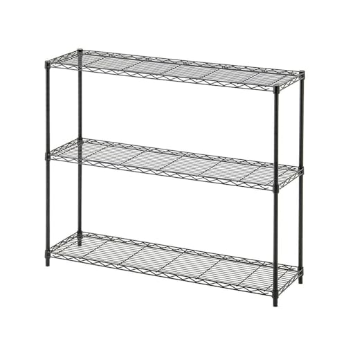 カインズ(CAINZ) インテリアシェルフ107 3段 MB10 幅107.2cm 奥行30cm 高さ91cm スチールラック オープンシェルフ ラック インテリアラック パイプ収納 パイプラックのサムネイル