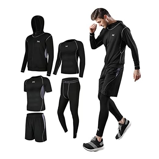 5 pçs/conjunto agasalho masculino de compressão terno esportivo academia roupas fitness corrida jogging esporte wer trining treino meia-calça