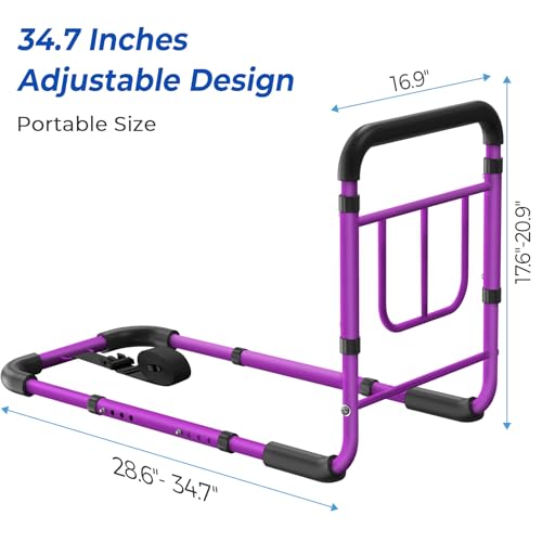 Image of KingPavonini Bed Rails for Elderly Adults Safety, 380 LBS, Model BM03-1